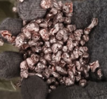 銅鋁水箱破碎分選效果1 銅鋁水箱破碎分選效果1